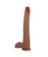 PRETTY LOVE - TERIN PLUS GODEMICHET RÉALISTE EN SILICONE AVEC VENTOUSE 37,6 CM Ø 5,5 CM