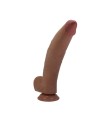 PRETTY LOVE - GODE FLEXIBLE RÉALISTE ULRIC 26 CM Ø 5,5 CM TPE MARRON