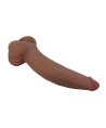 PRETTY LOVE - GODE FLEXIBLE RÉALISTE ULRIC 26 CM Ø 5,5 CM TPE MARRON