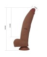 PRETTY LOVE - GODE FLEXIBLE RÉALISTE ULRIC 26 CM Ø 5,5 CM TPE MARRON