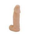 PRETTY LOVE - HARNAIS ZANE AVEC GODEMICHET FLEXIBLE 17 CM Ø 4,3 CM NATUREL