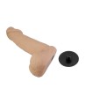 PRETTY LOVE - HARNAIS ZANE AVEC GODEMICHET FLEXIBLE 17 CM Ø 4,3 CM NATUREL