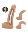 PRETTY LOVE - HARNAIS ZANE AVEC GODEMICHET FLEXIBLE 17 CM Ø 4,3 CM NATUREL