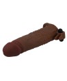 PRETTY LOVE - MANCHON VIBRANT POUR PÉNIS QUILLON 20 CM Ø 4 CM MARRON