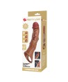 PRETTY LOVE - MANCHON D'EXTENSION PÉNIENNE AJUSTABLE 28 CM Ø 4,5 CM MARRON