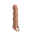 PRETTY LOVE - MANCHON D'EXTENSION PÉNIENNE AJUSTABLE 28 CM Ø 4,5 CM MARRON