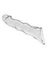 PRETTY LOVE - MANCHON D'EXTENSION PÉNIENNE AJUSTABLE 28 CM Ø 4,5 CM TRANSPARENT