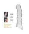 PRETTY LOVE - MANCHON D'EXTENSION PÉNIENNE AJUSTABLE 28 CM Ø 4,5 CM TRANSPARENT