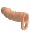 PRETTY LOVE - MANCHON D'EXTENSION PÉNIENNE DORT 14 CM Ø 4 CM NATUREL