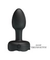 PRETTY LOVE - PLUG ANAL VIBRANT RECHARGEABLE 10 MODES NOIR
