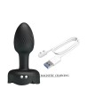 PRETTY LOVE - PLUG ANAL VIBRANT RECHARGEABLE 10 MODES NOIR