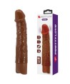 PRETTY LOVE - LEONARDO VIBRATEUR RÉALISTE 20 CM Ø 4 CM MARRON