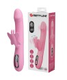 PRETTY LOVE - VIBRATEUR BELLA RABBIT AVEC STIMULATION PAPILLON ET LED ROSE
