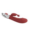 PRETTY LOVE - VIBRATEUR LAPIN EN PLANTES DE ROSE 30 FONCTIONS RECHARGEABLE USB ROUGE
