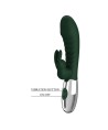 PRETTY LOVE - VIBRATEUR LAPIN COQUIN 30 FONCTIONS RECHARGEABLE USB VERT