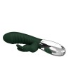PRETTY LOVE - VIBRATEUR LAPIN COQUIN 30 FONCTIONS RECHARGEABLE USB VERT