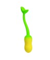 PRETTY LOVE - Å'UF VIBRANT CONTRÃ”LABLE PAR APPLICATION PULSEN 12 FONCTIONS RECHARGEABLE PAR USB VERT-JAUNE
