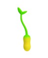 PRETTY LOVE - Å'UF VIBRANT CONTRÃ”LABLE PAR APPLICATION PULSEN 12 FONCTIONS RECHARGEABLE PAR USB VERT-JAUNE