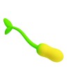 PRETTY LOVE - Å'UF VIBRANT CONTRÃ”LABLE PAR APPLICATION PULSEN 12 FONCTIONS RECHARGEABLE PAR USB VERT-JAUNE