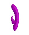 PRETTY LOVE - MONICA VIBRATEUR RECHARGEABLE À DOUBLE STIMULATION POINT G ET CLITORIAL VIOLET