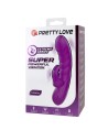 PRETTY LOVE - MONICA VIBRATEUR RECHARGEABLE À DOUBLE STIMULATION POINT G ET CLITORIAL VIOLET
