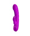 PRETTY LOVE - MONICA VIBRATEUR RECHARGEABLE À DOUBLE STIMULATION POINT G ET CLITORIAL VIOLET