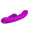 PRETTY LOVE - MONICA VIBRATEUR RECHARGEABLE À DOUBLE STIMULATION POINT G ET CLITORIAL VIOLET