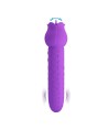 PRETTY LOVE - VIBRATEUR STIMULATEUR ORAL ET CLITORIAL RECHARGEABLE DANNELL VIOLET