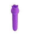 PRETTY LOVE - VIBRATEUR STIMULATEUR ORAL ET CLITORIAL RECHARGEABLE DANNELL VIOLET