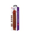 PRETTY LOVE - VIBRATEUR RÉALISTE OWEN 22,5 CM Ø 4,5 CM MARRON