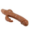 PRETTY LOVE - ELLISON VIBRATEUR LAPIN RÉALISTE 22,6 CM Ø 4,2 CM MARRON