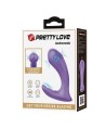 PRETTY LOVE - ANDROMEDA VIBRATEUR À DOUBLE STIMULATION RECHARGEABLE VIOLET