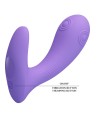 PRETTY LOVE - ANDROMEDA VIBRATEUR À DOUBLE STIMULATION RECHARGEABLE VIOLET