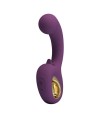 PRETTY LOVE - BRYNNLEE VIBRATEUR RECHARGEABLE AVEC STIMULATEUR ORAL 10 VIBRATIONS ET 5 FONCTIONS DE LÉCHAGE VIOLET