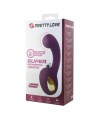 PRETTY LOVE - BRYNNLEE VIBRATEUR RECHARGEABLE AVEC STIMULATEUR ORAL 10 VIBRATIONS ET 5 FONCTIONS DE LÉCHAGE VIOLET