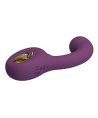 PRETTY LOVE - BRYNNLEE VIBRATEUR RECHARGEABLE AVEC STIMULATEUR ORAL 10 VIBRATIONS ET 5 FONCTIONS DE LÉCHAGE VIOLET