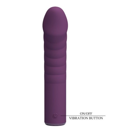 PRETTY LOVE - VIBRATEUR RECHARGEABLE RYLAND 10 FONCTIONS VIOLET