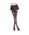 LEG AVENUE - OUTLET - BAS EN NYLON NOIR AVEC DENTELLE TOP PLUS