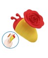 PRETTY LOVE - LITTLE BEE STIMULATEUR CLITORIAL RECHARGEABLE 7 MODES ROUGE/JAUNE