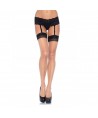 LEG AVENUE - PLUS LYCRA SHEER 2 TONS CUISSES HAUTES AVEC COUTURE ARRIÈRE ET TALON CUBAIN