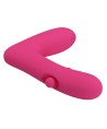PRETTY LOVE - DUDEN VIBRATEUR EN SILICONE RECHARGEABLE 12 MODES DE VIBRATION ET 3 MODES DE BASCULE ROSE