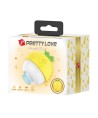 PRETTY LOVE - STIMULATEUR CLITORIAL RECHARGEABLE À SUCCION ET À POUSSÉE JAUNE