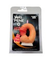 DIABLO PICANTE - VELA PENE EN FORMA DE NUMERO 0 COLOR CARNE