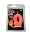 DIABLO PICANTE - VELA PENE EN FORMA DE NUMERO 0 COLOR ROSA