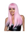 LEG AVENUE - PERRUQUE LONGUE FRANGE DROITE ROSE