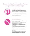 LEG AVENUE - PERRUQUE BOB FLUORESCENTE VERT FLUO