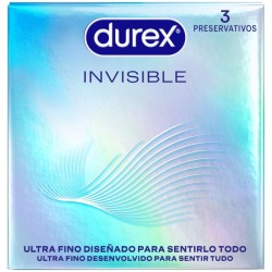 DUREX - PRÉSERVATIFS ULTRA FINS INVISIBLES 3 UNITÉS