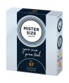 MISTER SIZE - PRÉSERVATIF TAILLE L 57 MM (3 UNITÉS)