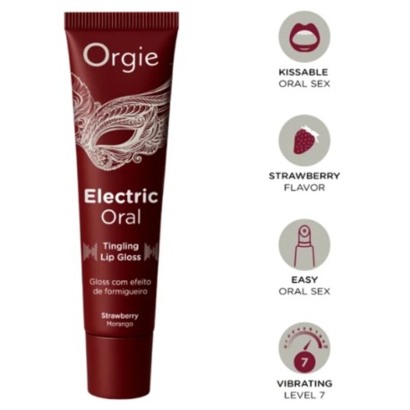 ORGIE - GLOSS À LÈVRES ÉLECTRIQUE À ÉNERGIE ORALE 15 ML