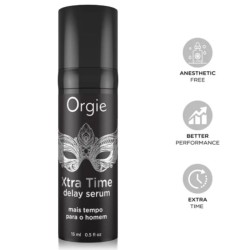 ORGIE - SÉRUM RETARDANT À BASE DE SILICONE XTRA TIME SANS ANESTHÉSIANT 15 ML